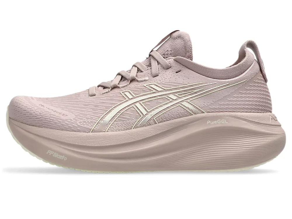 Asics Gel Nimbus 27 Dömu Fawn/Birch - Image 3