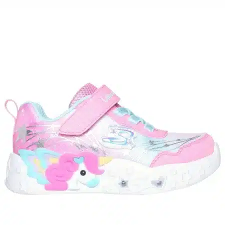 Skechers Toddler S Lights Unicorn Charmer Lil Stellar Pink/Turquoise