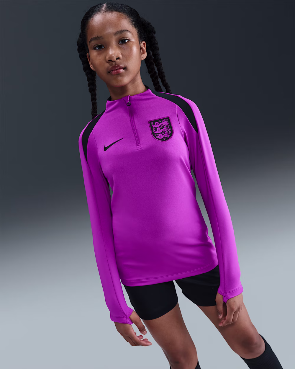 England Strike Older Kids' Nike Dri-FIT Football Drill Top - Image 2