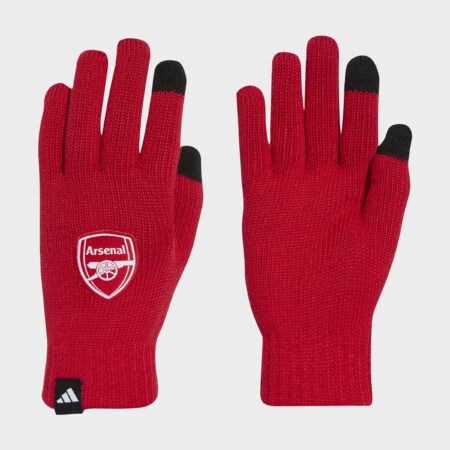 Arsenal adidas 25/26 Home Knitted Gloves, Multicolor