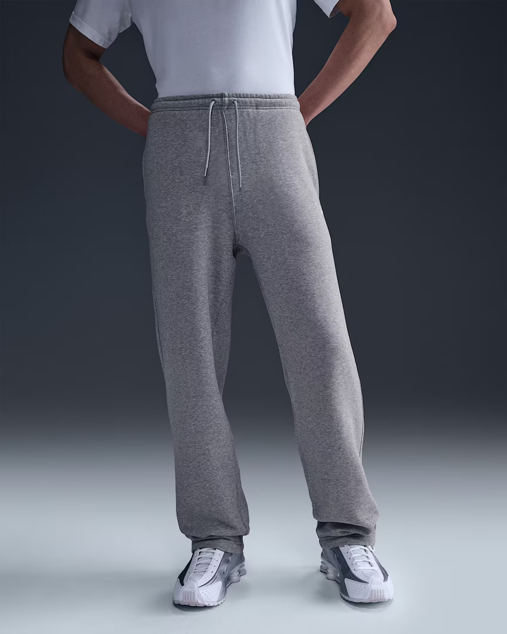 Nike Club Mens Open-Hem Fleece Pants