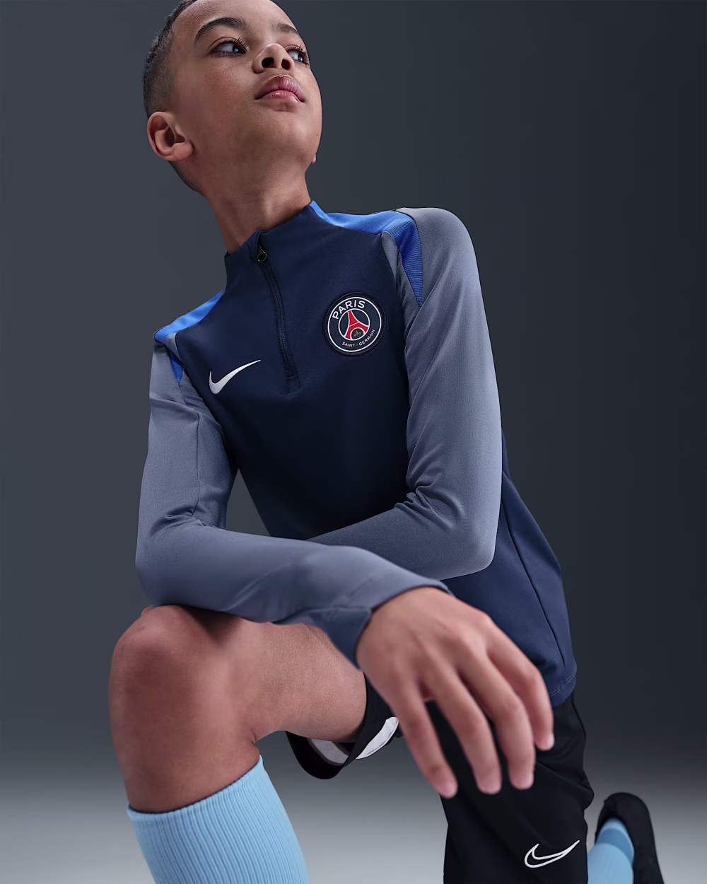Paris Saint-Germain Strike Older Kids' Nike Dri-FIT Football Drill Top