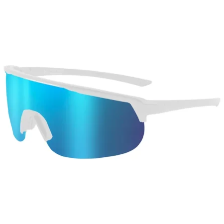 Cebe Glide Matt White/Blue Mirror Cat.3 gleraugu