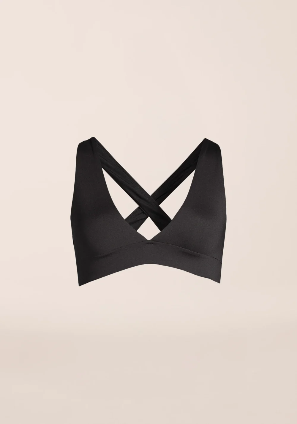 Casall V-Neck Crossback Bikini Top - Black - BIKINI TOP SVARTUR - Image 3