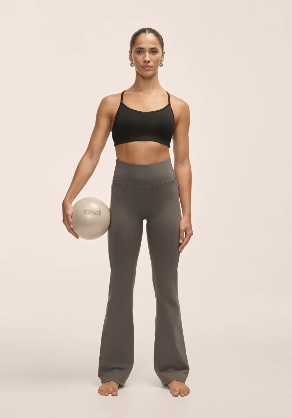 CASALL Soft Touch Flared Pants - Dk Grey