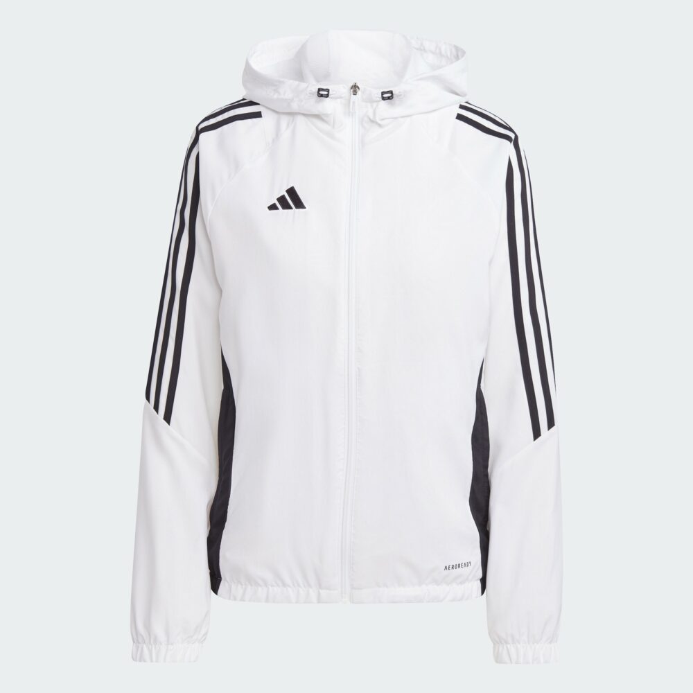 Adidas vindjakki hvítur kvenna