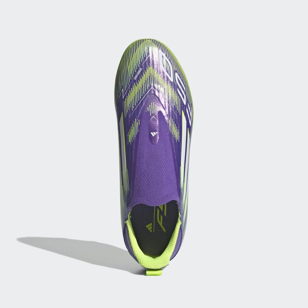 Adidas Purple F50 League Laceless Firm/Multi-Ground Boots Kids - Image 6