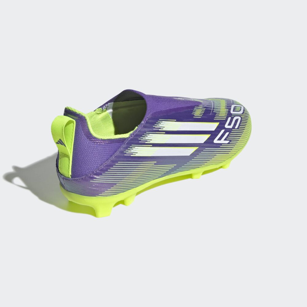 Adidas Purple F50 League Laceless Firm/Multi-Ground Boots Kids - Image 4