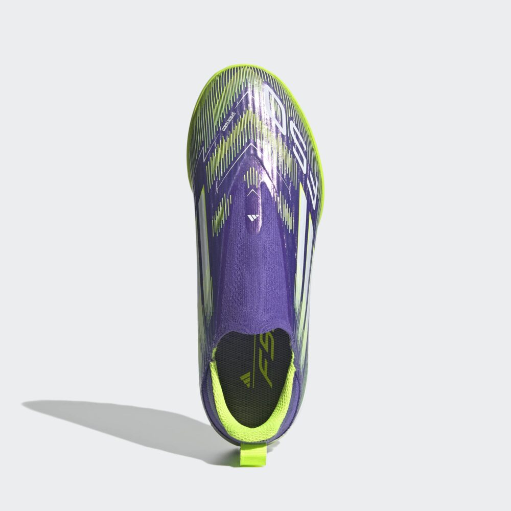 ADIDAS F50 LEAGUE LL TF J PURRUS/FTWWHT/LUCLEM gervigrasskór barna - Image 6