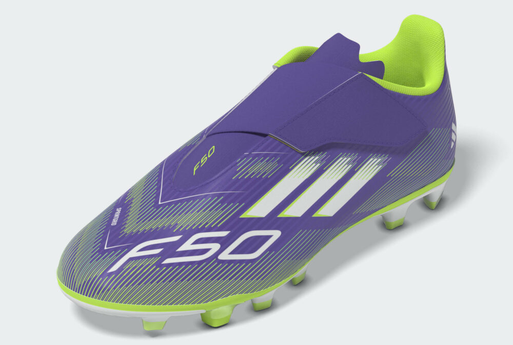 Adidas F50 CLUB VEL FG/MG J PURRUS/FTWWHT/LUCLEM - Image 11