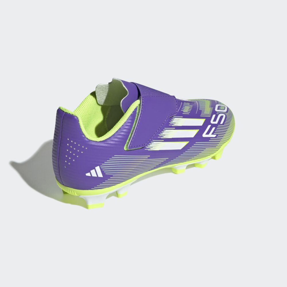 Adidas F50 CLUB VEL FG/MG J PURRUS/FTWWHT/LUCLEM - Image 3