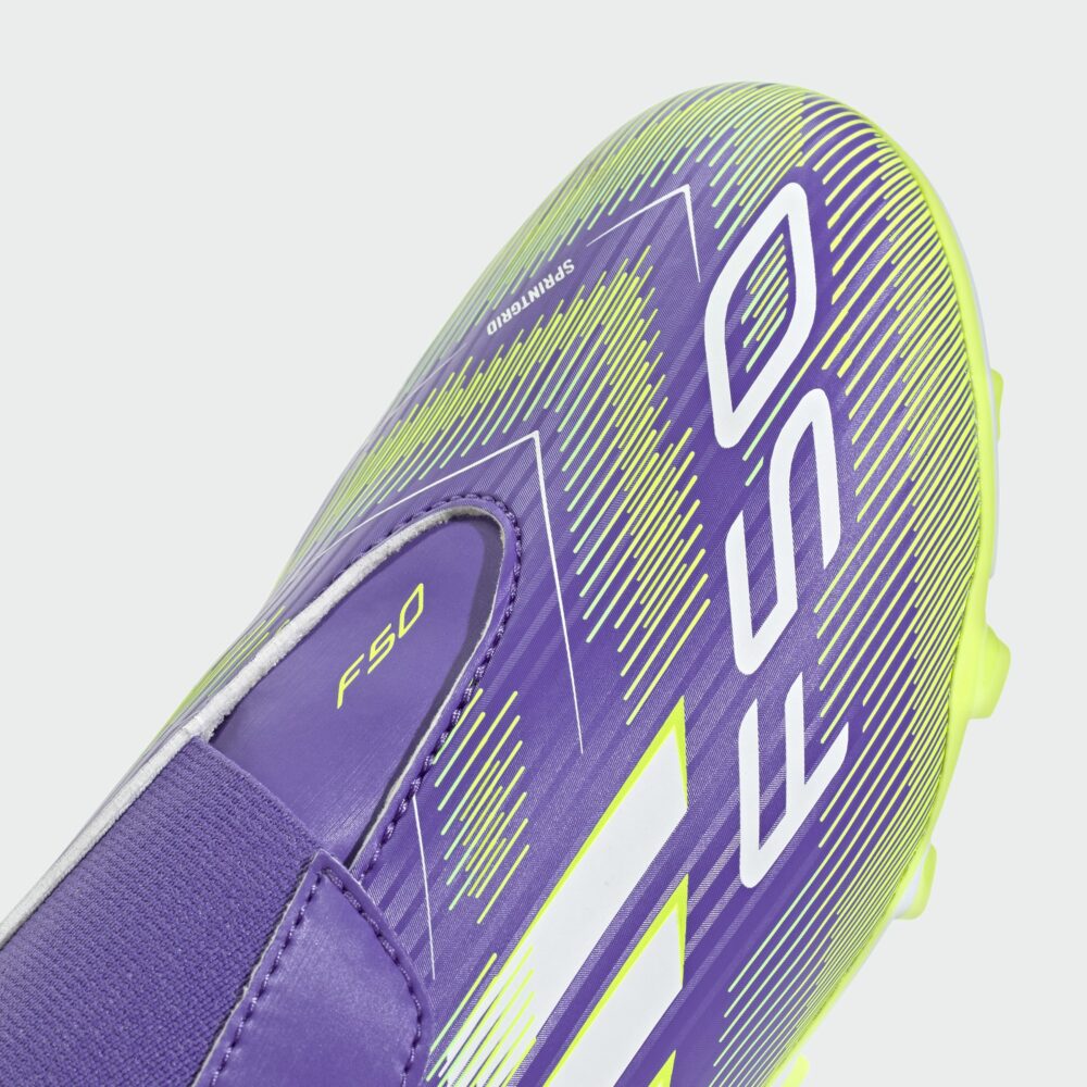 Adidas F50 CLUB VEL FG/MG J PURRUS/FTWWHT/LUCLEM - Image 9