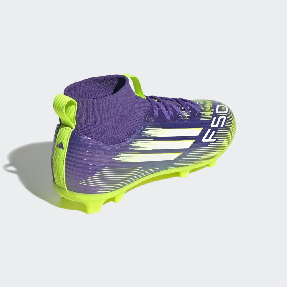 Adidas Purple F50 League Mid Firm/Multi-Ground Boots Kids - Image 13
