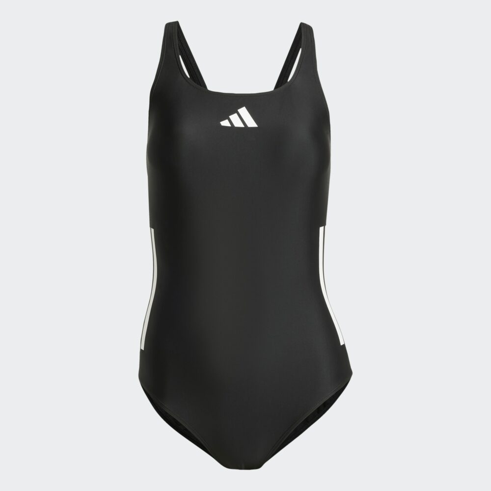 Adidas sundbolur kvenna 3-Stripes C-Back Swimsuit - Image 2