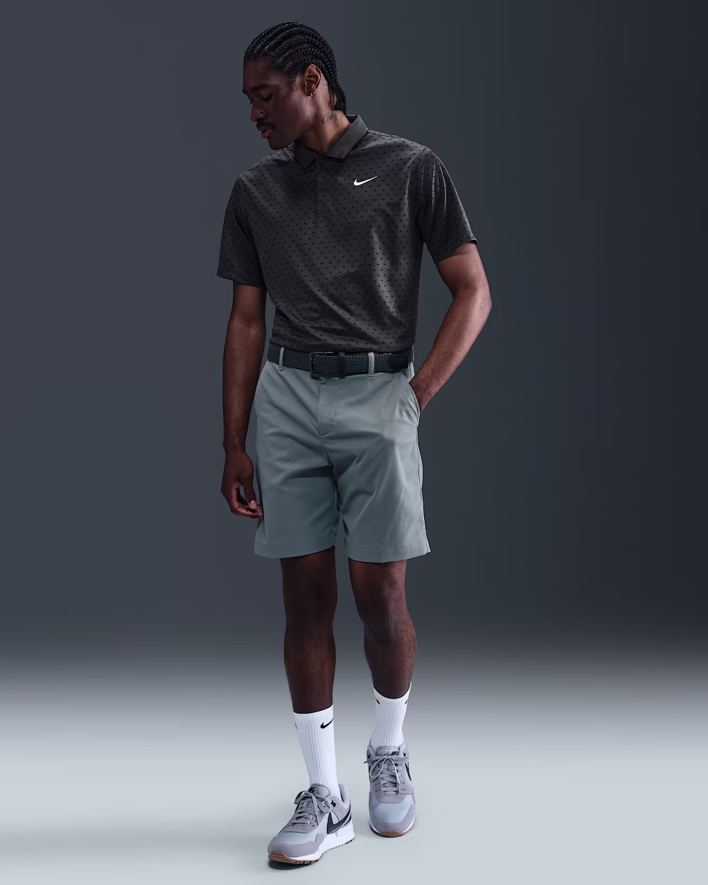 NIKE MENS DF VICTORY POLO BOLUR GRÁR GOLF - Image 3