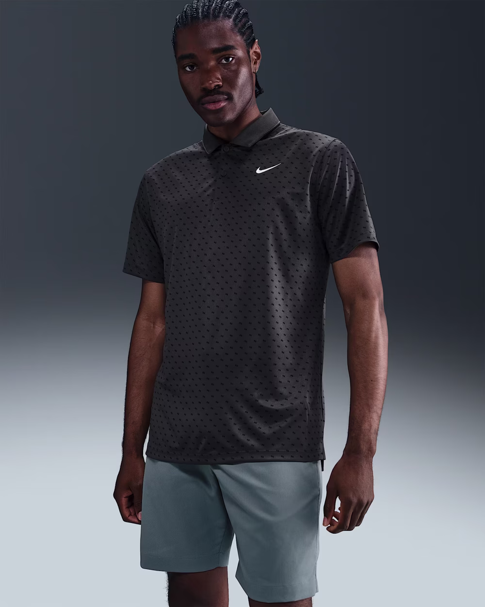 NIKE MENS DF VICTORY POLO BOLUR GRÁR GOLF - Image 6