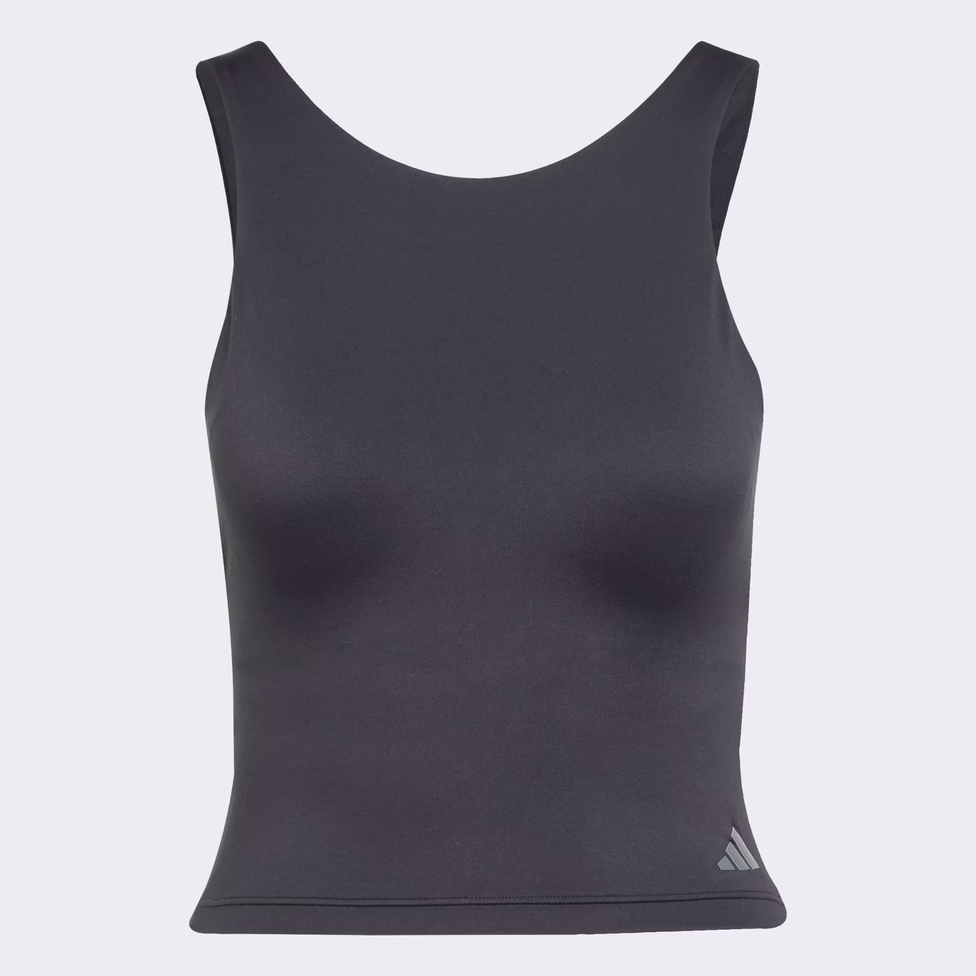 ADIDAS YOGA CROP TANK WITH INNER SHELF BRA SVARTUR - Image 7