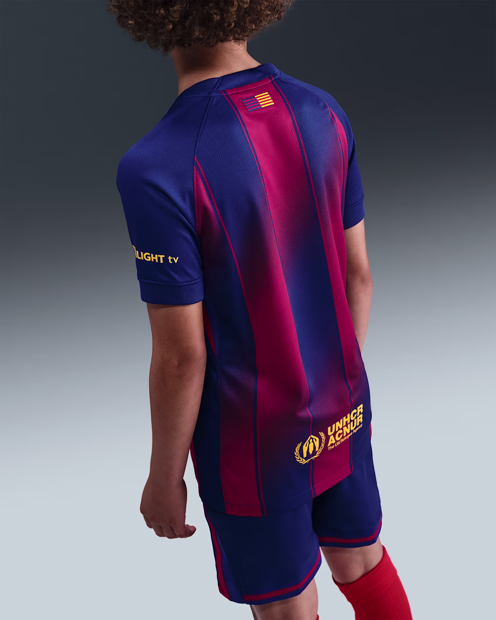Nike FC Barcelona 2025/26 Stadium Home Big Kids Nike Dri-FIT Soccer Replica Jersey - Image 5