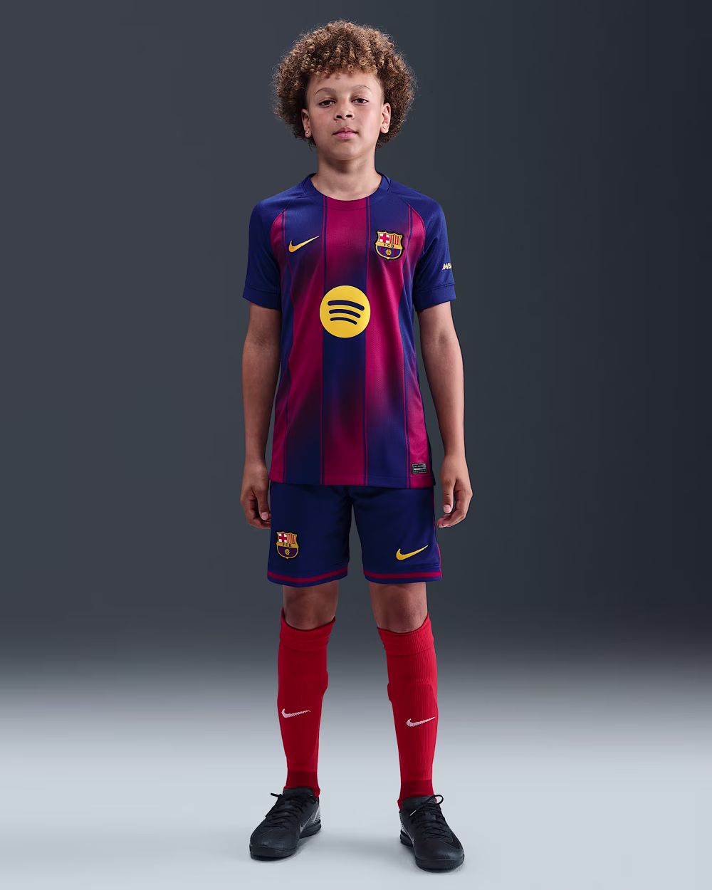 Nike FC Barcelona 2025/26 Stadium Home Big Kids Nike Dri-FIT Soccer Replica Jersey - Image 3
