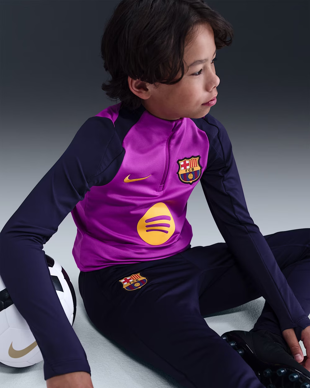 Nike F.C. Barcelona Strike Older Kids Nike Dri-FIT Football Drill Top - Image 4