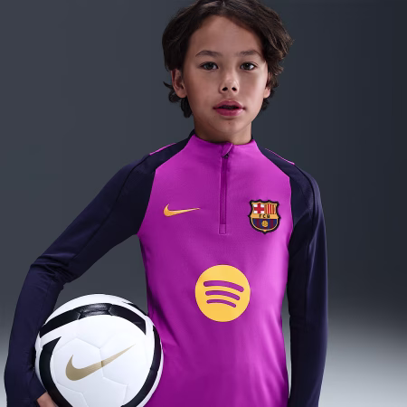 Nike F.C. Barcelona Strike Older Kids Nike Dri-FIT Football Drill Top