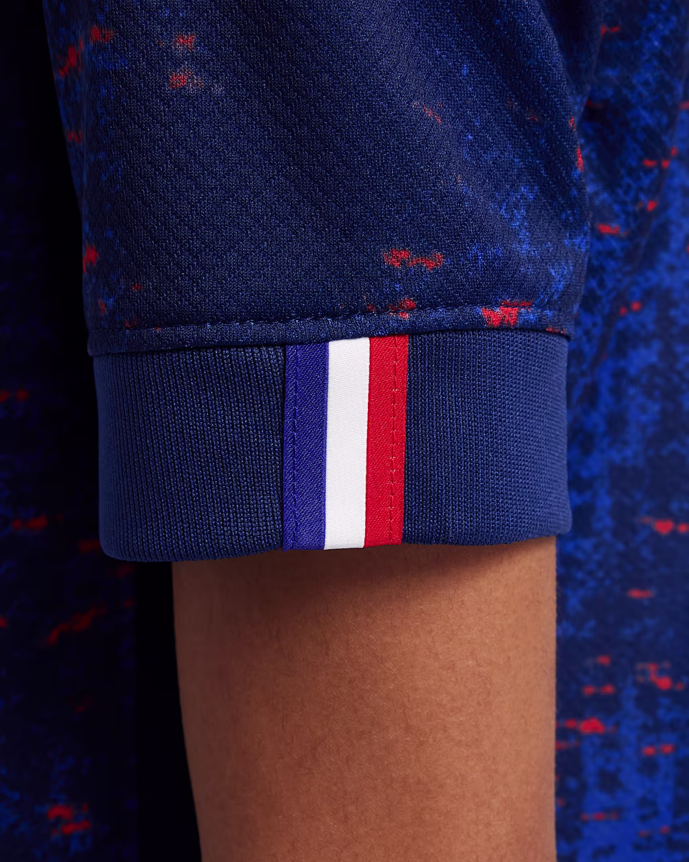 FFF 2025 Stadium Home (Womens Team) Big Kids Nike Dri-FIT Soccer Replica Jersey Frakkland - Image 3