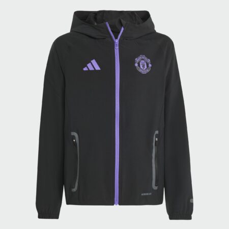 MANCHESTER UNITED TIRO 25 COMPETITION VIS TECH TRAVEL JACKET KIDS