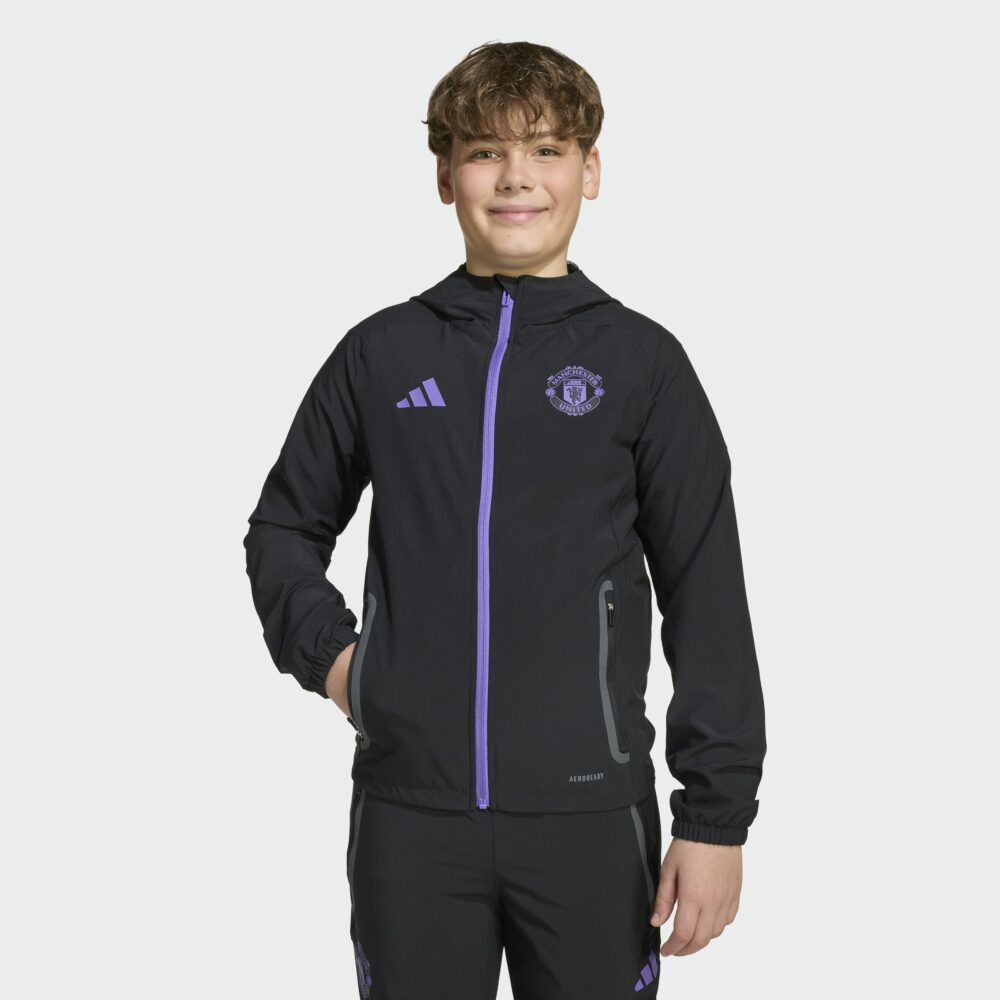 MANCHESTER UNITED TIRO 25 COMPETITION VIS TECH TRAVEL JACKET KIDS - Image 3