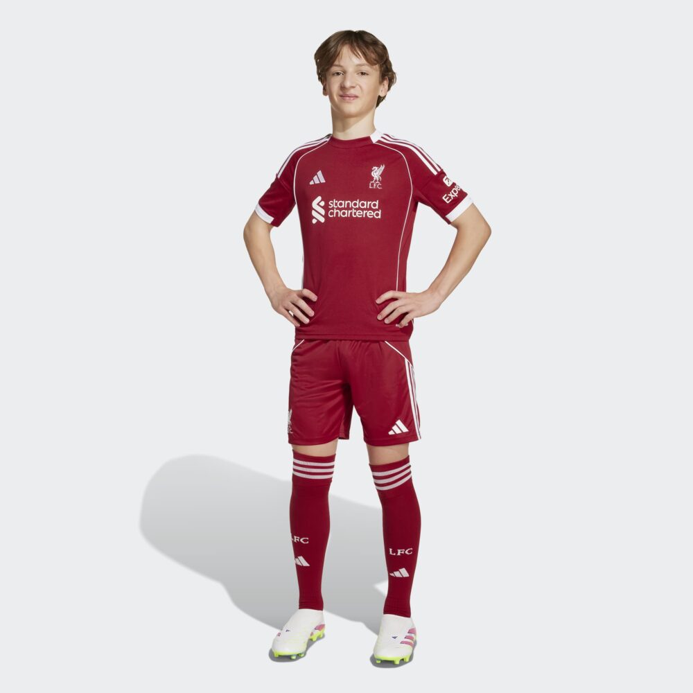 ADIDAS LIVERPOOL HOME 25/26 BARNASTUTTBUXUR - Image 6