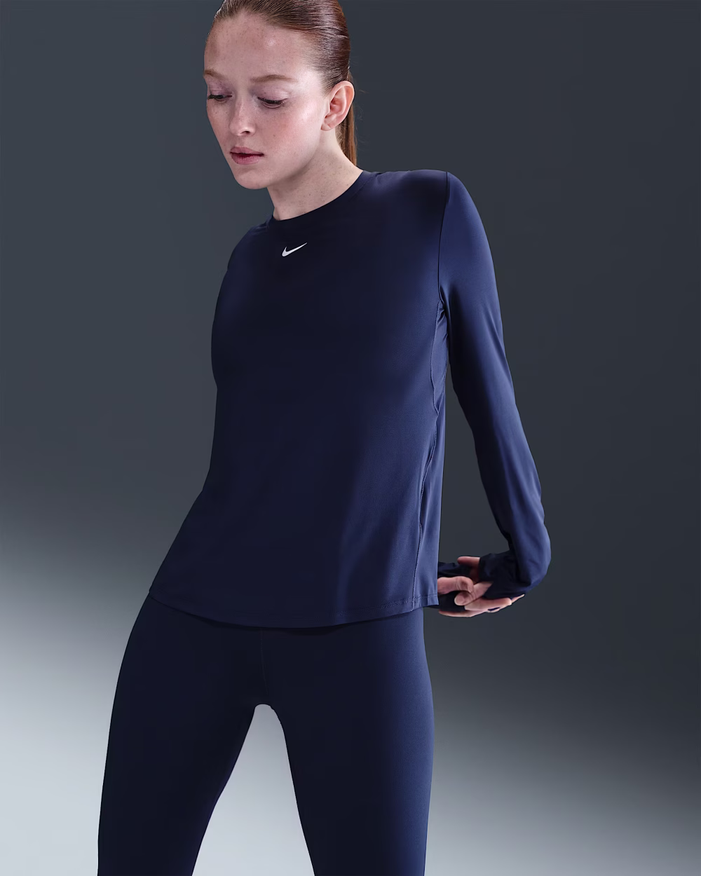 Nike One Classic Womens Dri-FIT Long-Sleeve Top