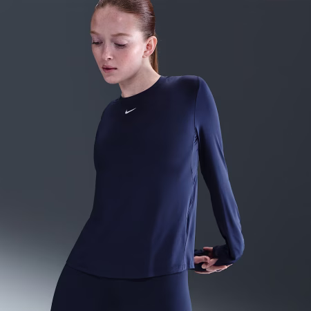 Nike One Classic Womens Dri-FIT Long-Sleeve Top