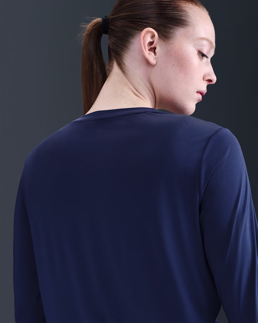 Nike One Classic Womens Dri-FIT Long-Sleeve Top - Image 3