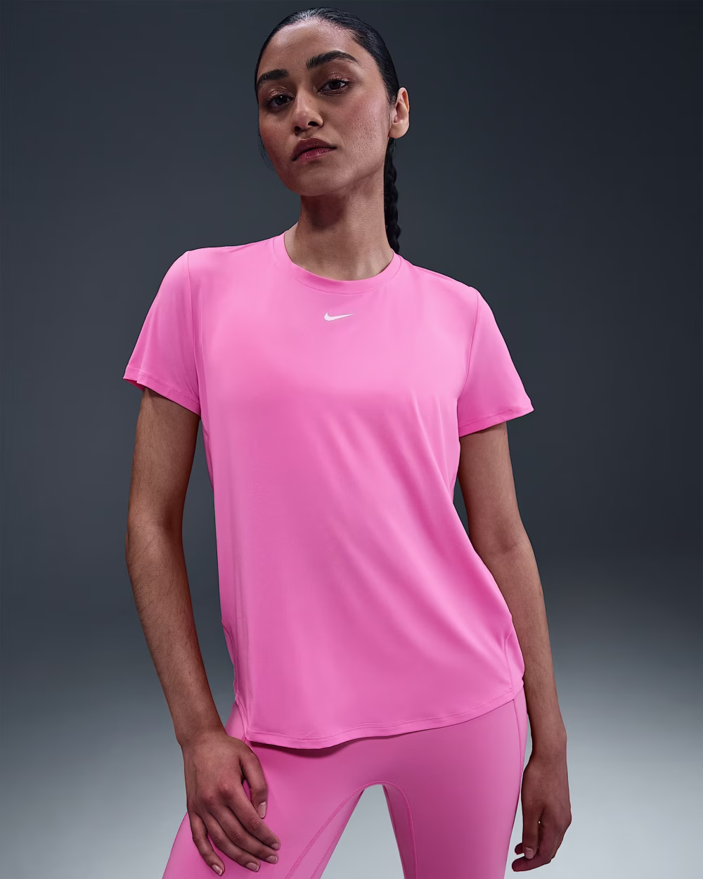 Nike One Classic Womens Dri-FIT Short-Sleeve Top - Image 4