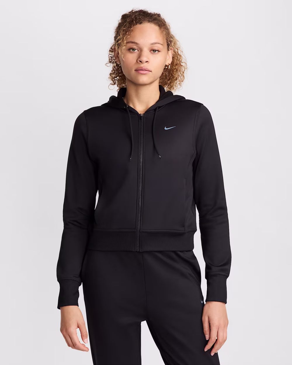 NIKE Therma-FIT One Womens Full-Zip Hoodie Svört