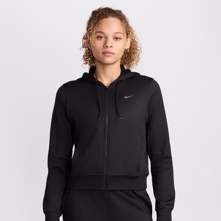 NIKE Therma-FIT One Womens Full-Zip Hoodie Svört