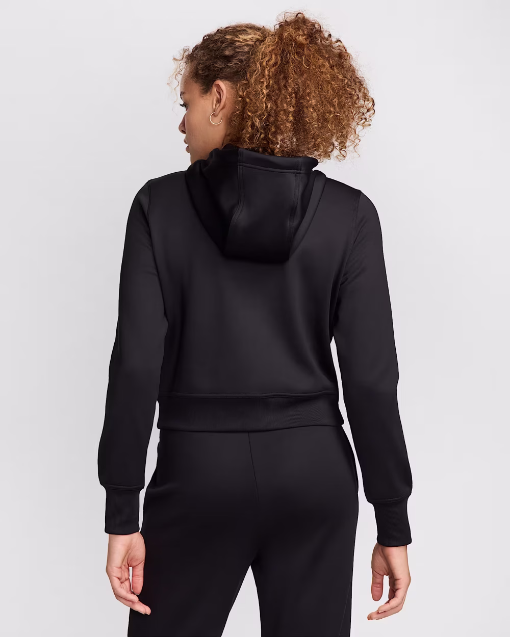 NIKE Therma-FIT One Womens Full-Zip Hoodie Svört - Image 7