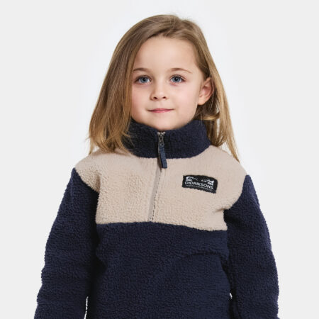 DIDRIKSONS GOSIG KIDS HALFZIP NAVY/BEIGE