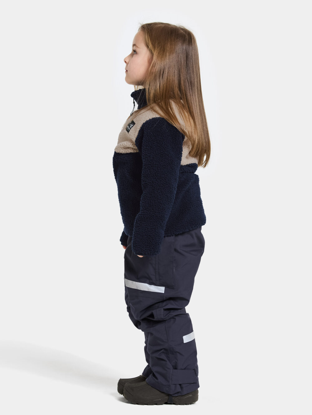 DIDRIKSONS GOSIG KIDS HALFZIP NAVY/BEIGE - Image 4