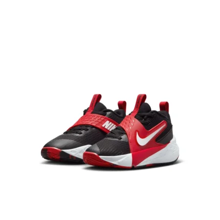 NIKE TEAM HUSTLE D 12 (PS) SVARTUR/RAUÐUR INNANHUSSKOR
