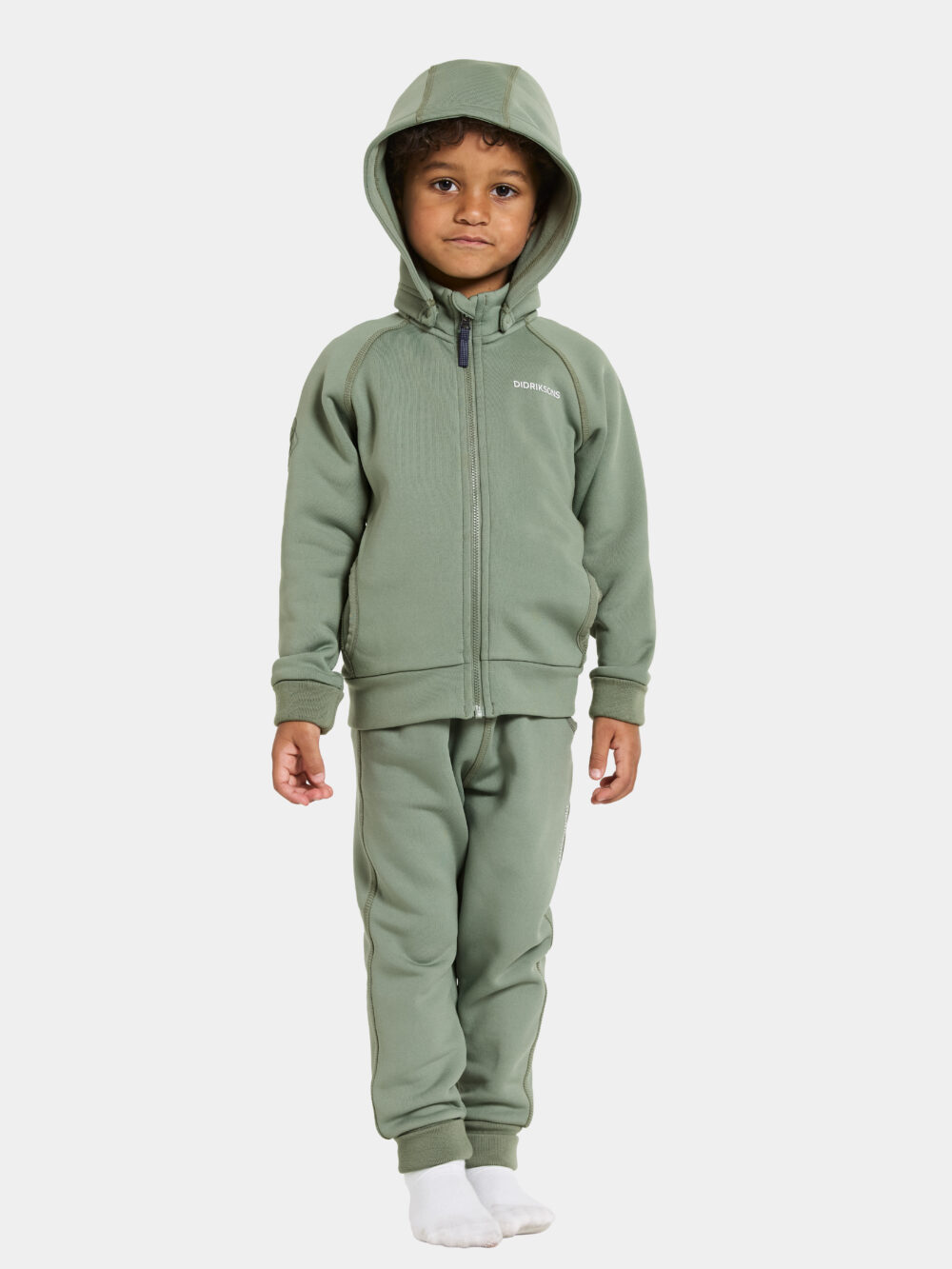 DIDRIKSONS SILJAN KIDS FZ LIGHT MOSS - Image 5