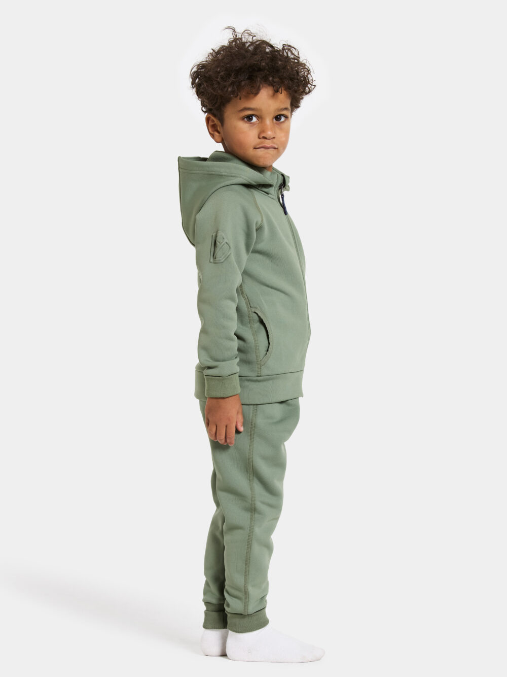 DIDRIKSONS SILJAN KIDS FZ LIGHT MOSS - Image 4