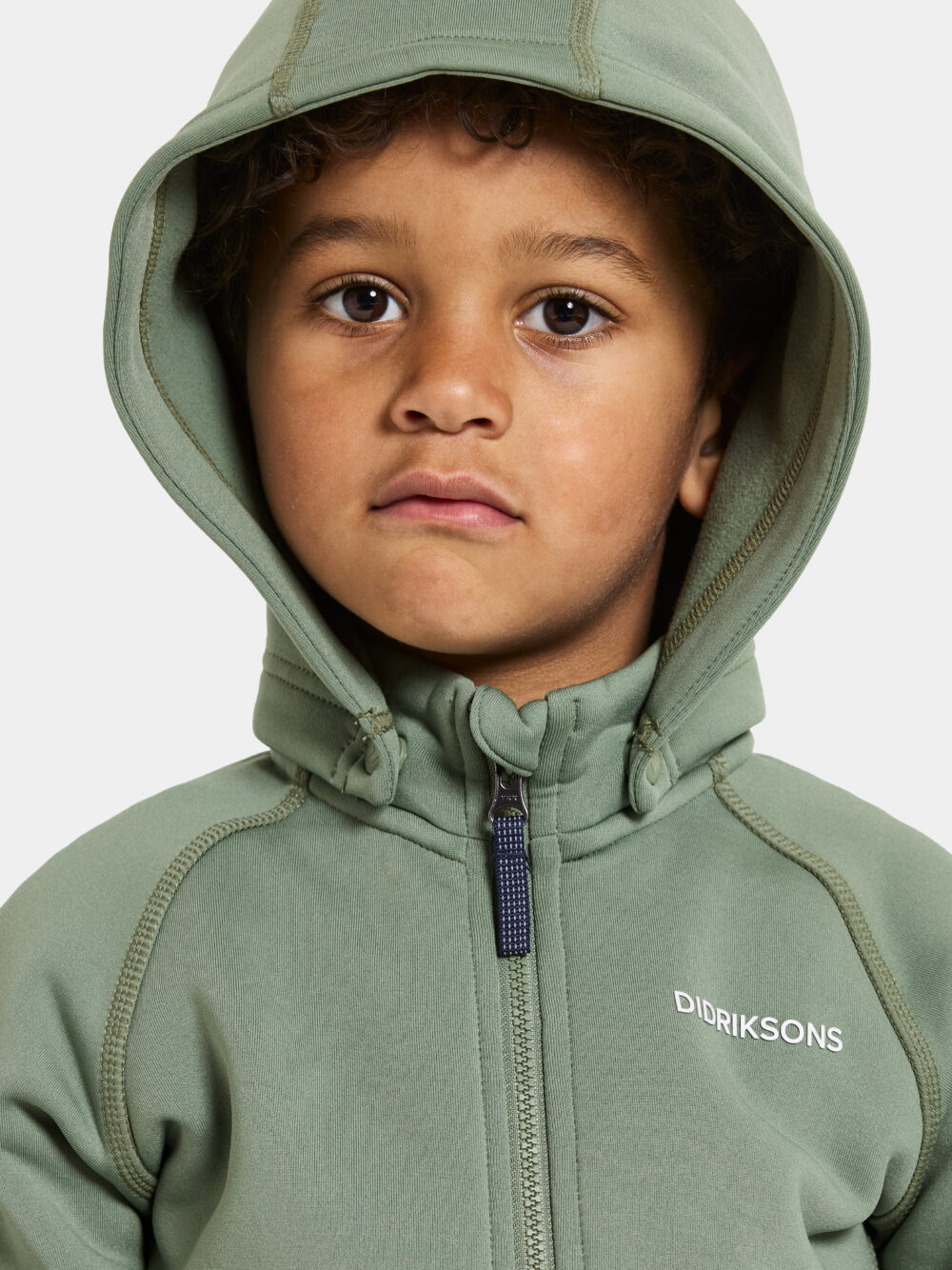 DIDRIKSONS SILJAN KIDS FZ LIGHT MOSS - Image 3