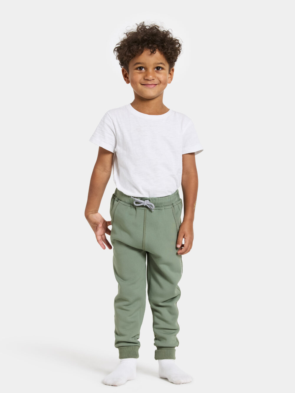 DIDRIKSONS SILJAN KIDS PNT LIGHT MOSS - Image 5