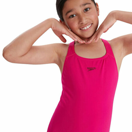 Speedo END+ Medalist Bleikur Sundbolur Stelpur