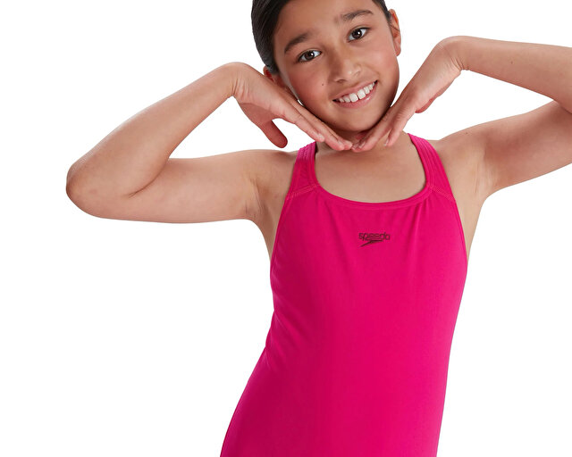 Speedo END+ Medalist Bleikur Sundbolur Stelpur