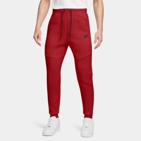 nike Techfleece buxur rauðar kk