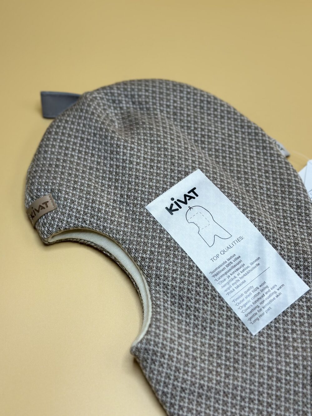 Kivat print - merino beige ándúska