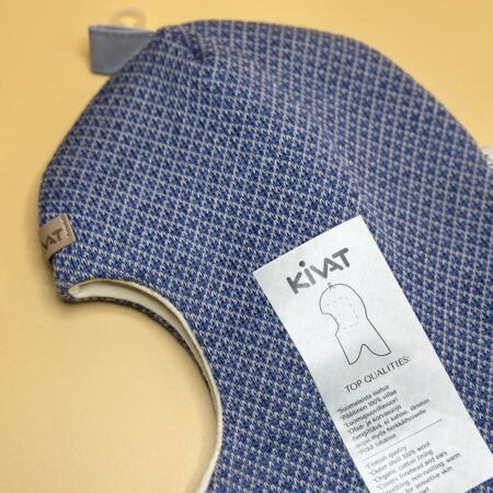 Kivat print merino - blátt ándúsk
