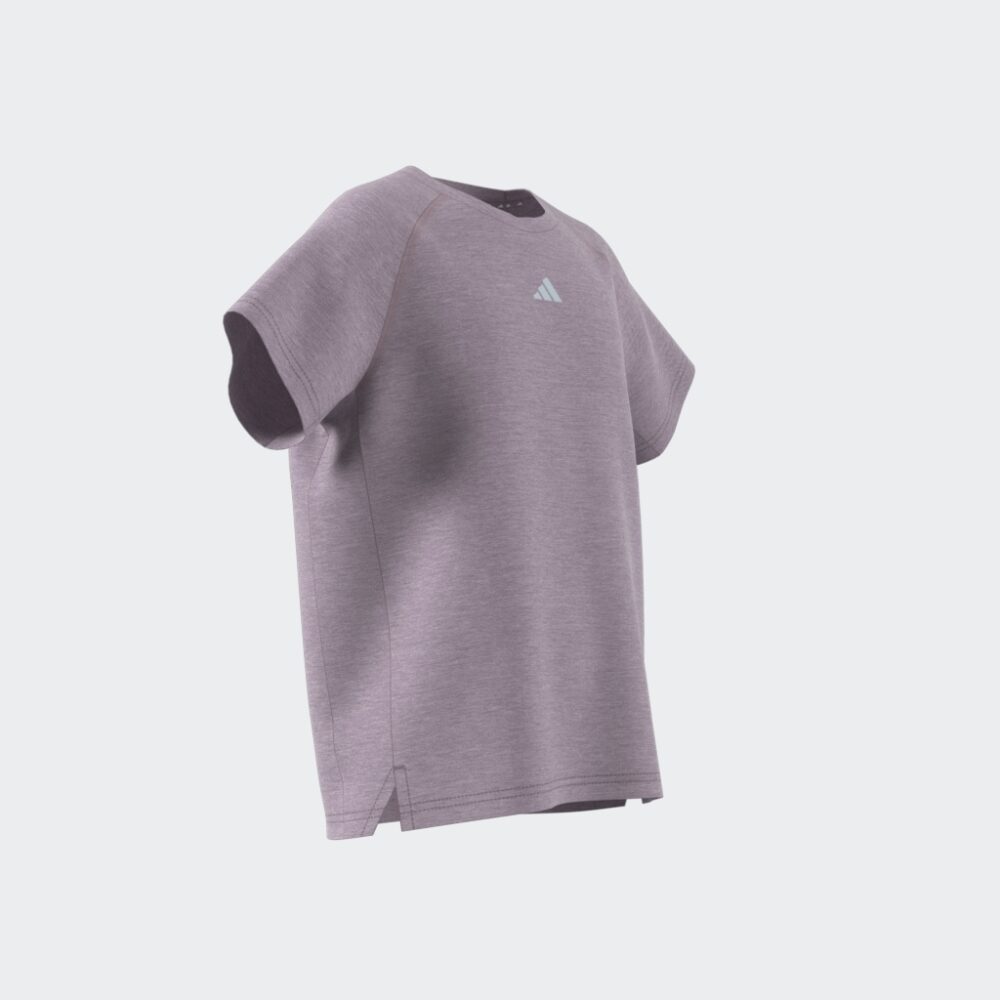 Adidas Lux Barnastuttermabolur Bleikur - drifit - Image 5