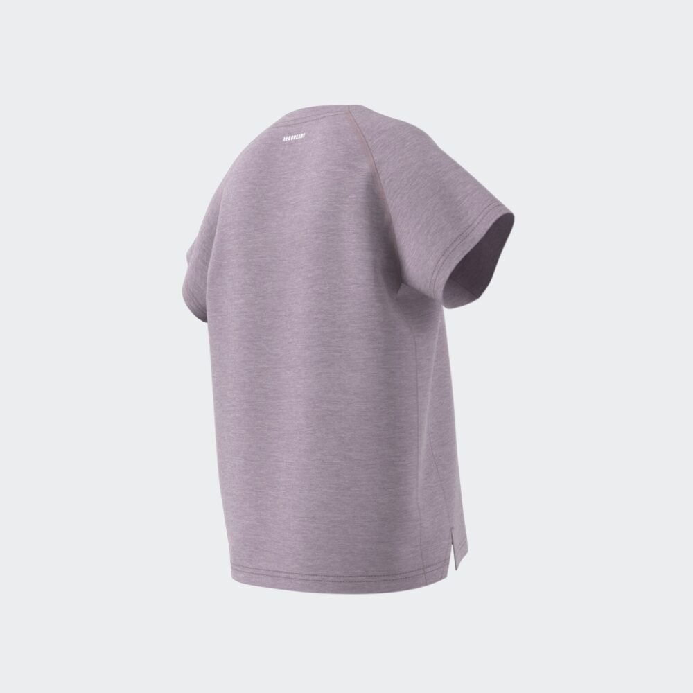 Adidas Lux Barnastuttermabolur Bleikur - drifit - Image 3